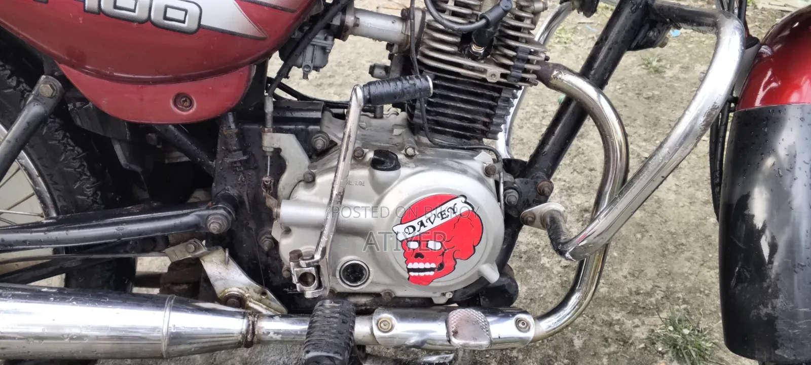 Bajaj CT 100 2013 Red