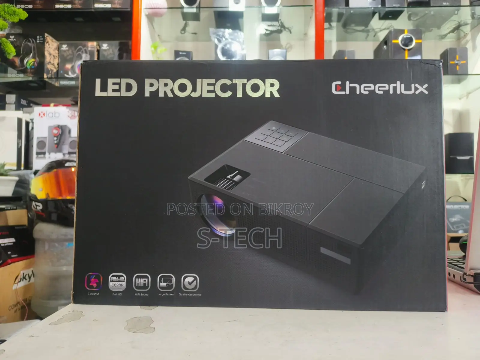 Cheerlux Cl770 4000 Lumens Android Full Hd Multimedia Projector