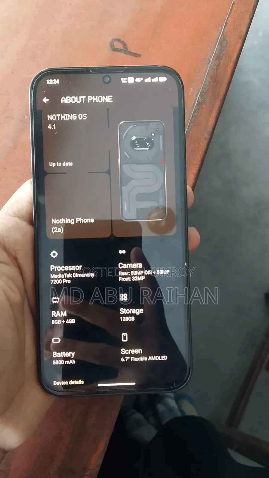Nothing Phone 2a 128 GB Black