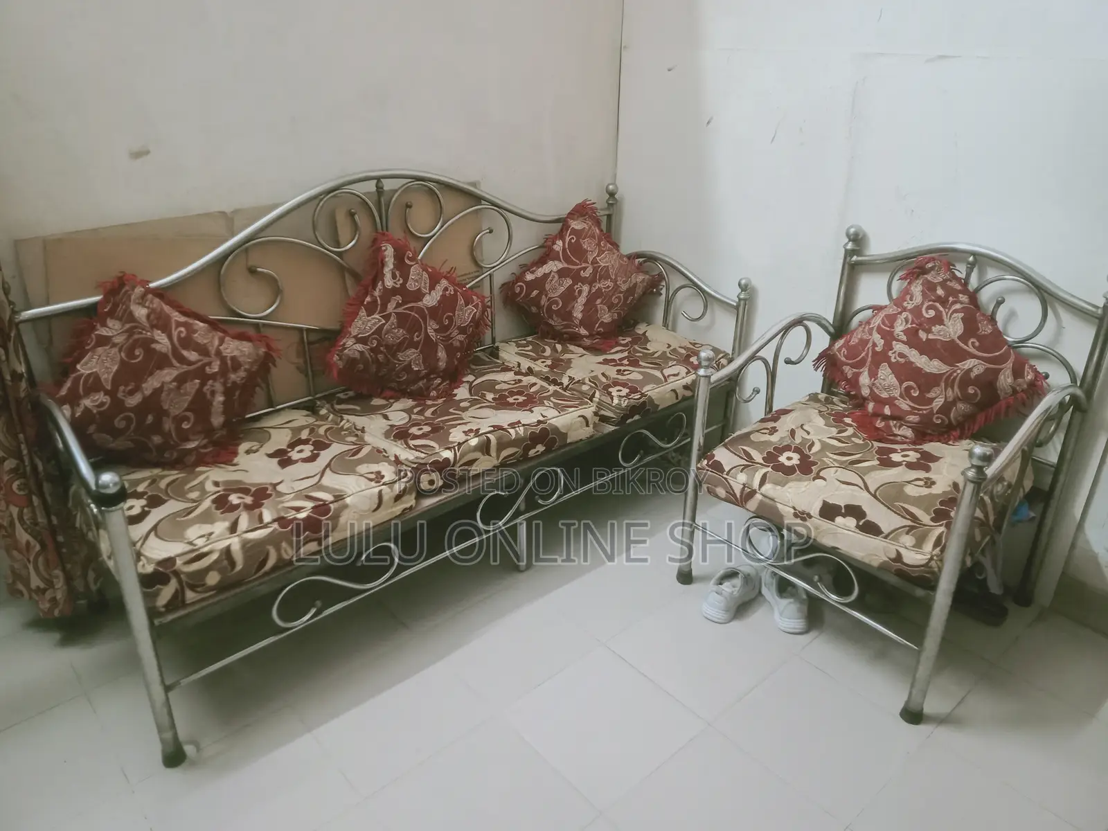 Stainless Steel Sofa Set
