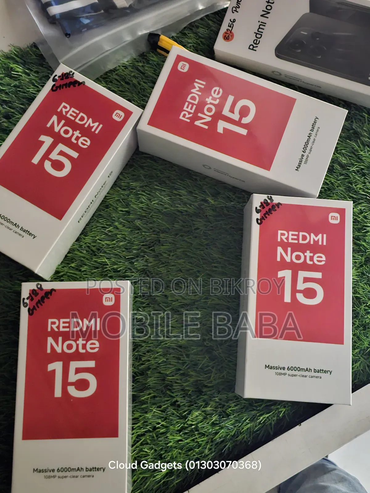 New Xiaomi Redmi Note 15 256 GB Black
