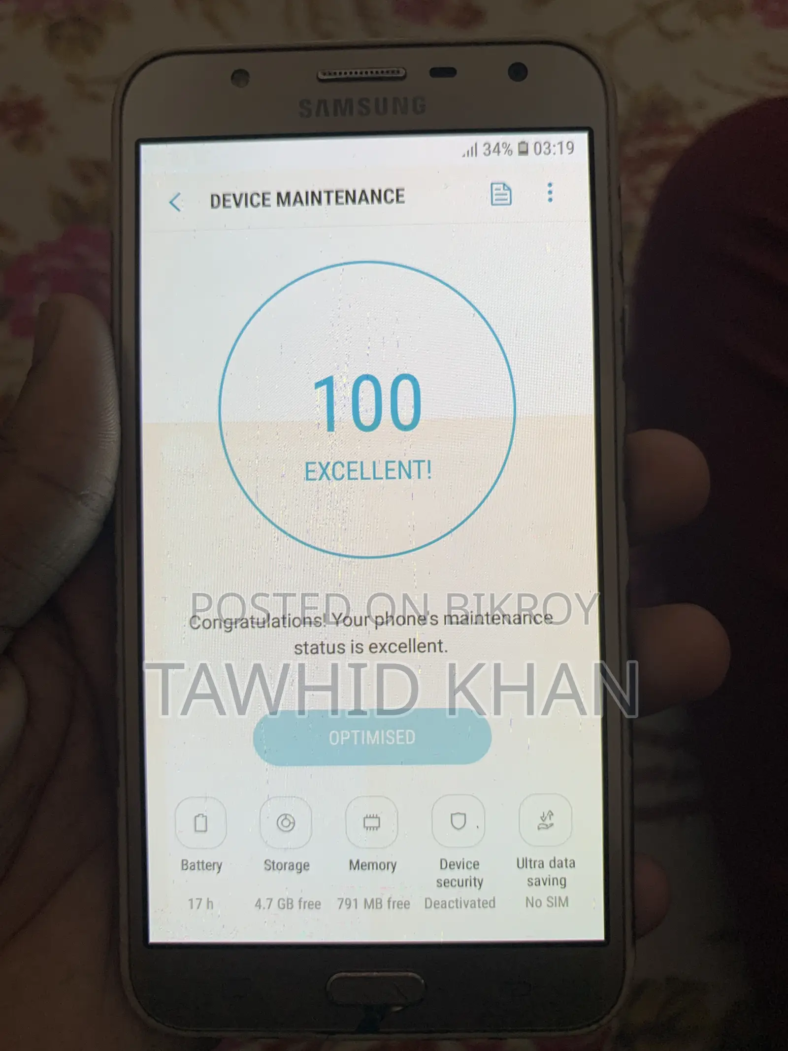 Samsung Galaxy J7 Nxt 16 GB Gold