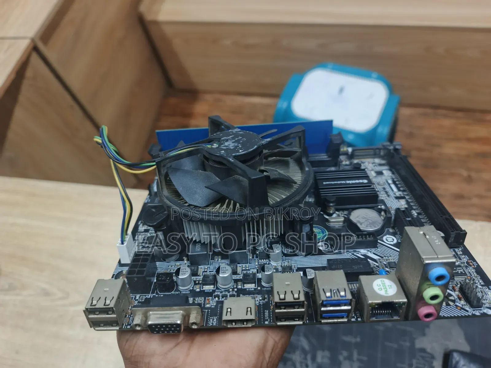 Used (Core I3-2gen H-61 Motherboard 4gb Ram
