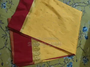 Yellow Katan Saree