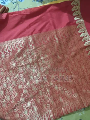 Yellow Katan Saree