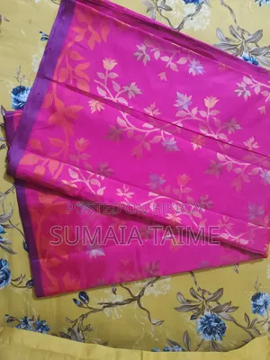 Pink Katan Saree
