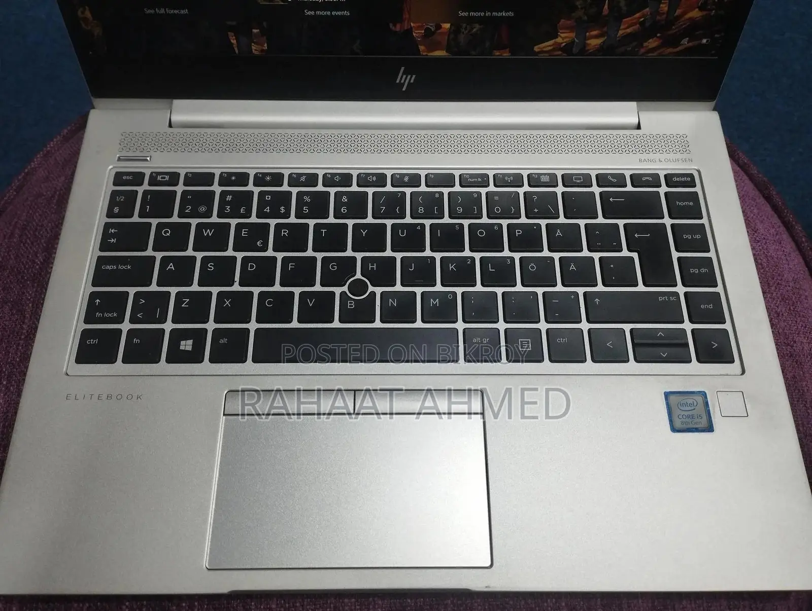 Laptop HP EliteBook 840 G6 16GB Intel Core I5 SSD 256GB