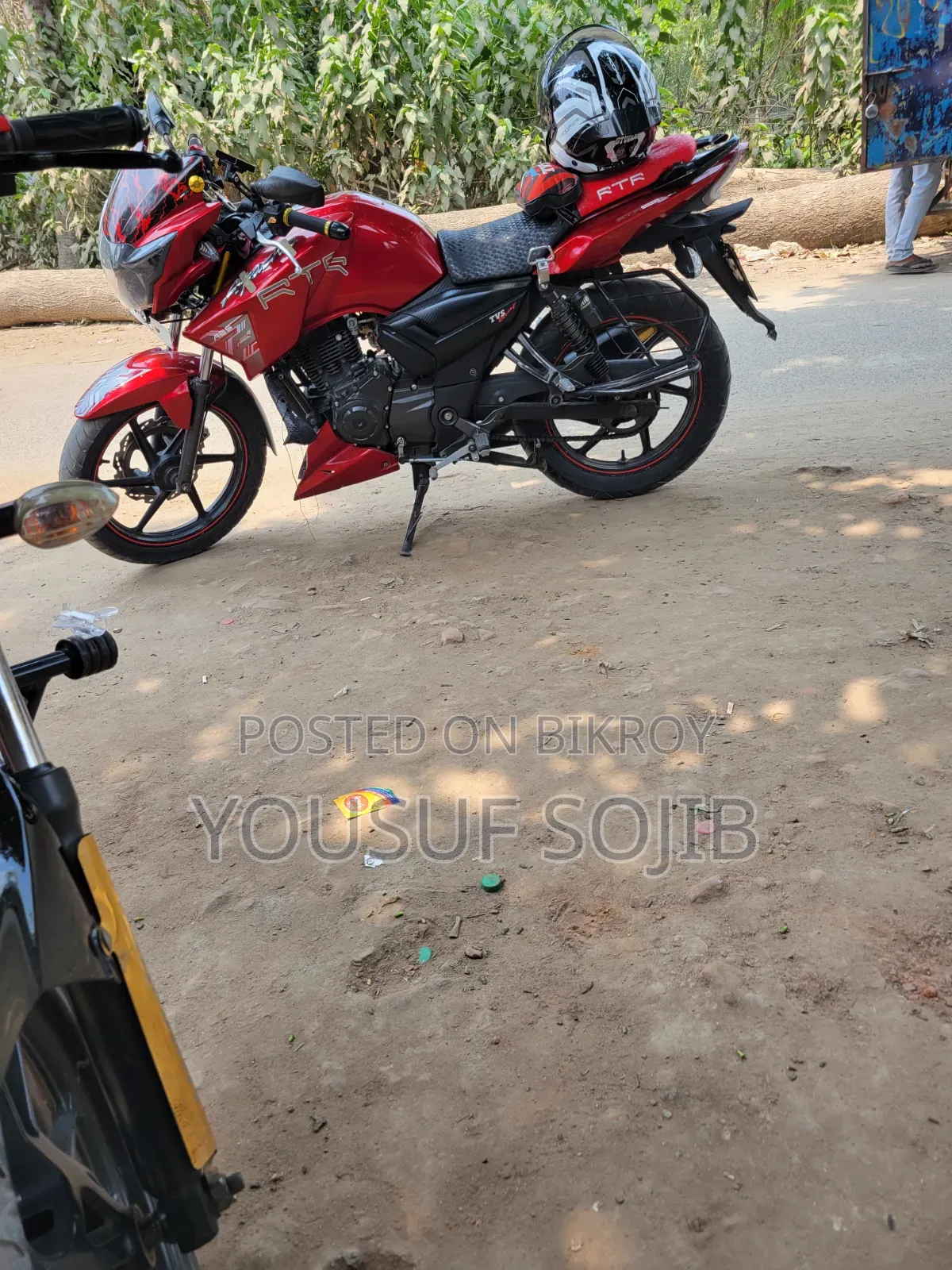 TVS Apache 180 RTR 2018 Red