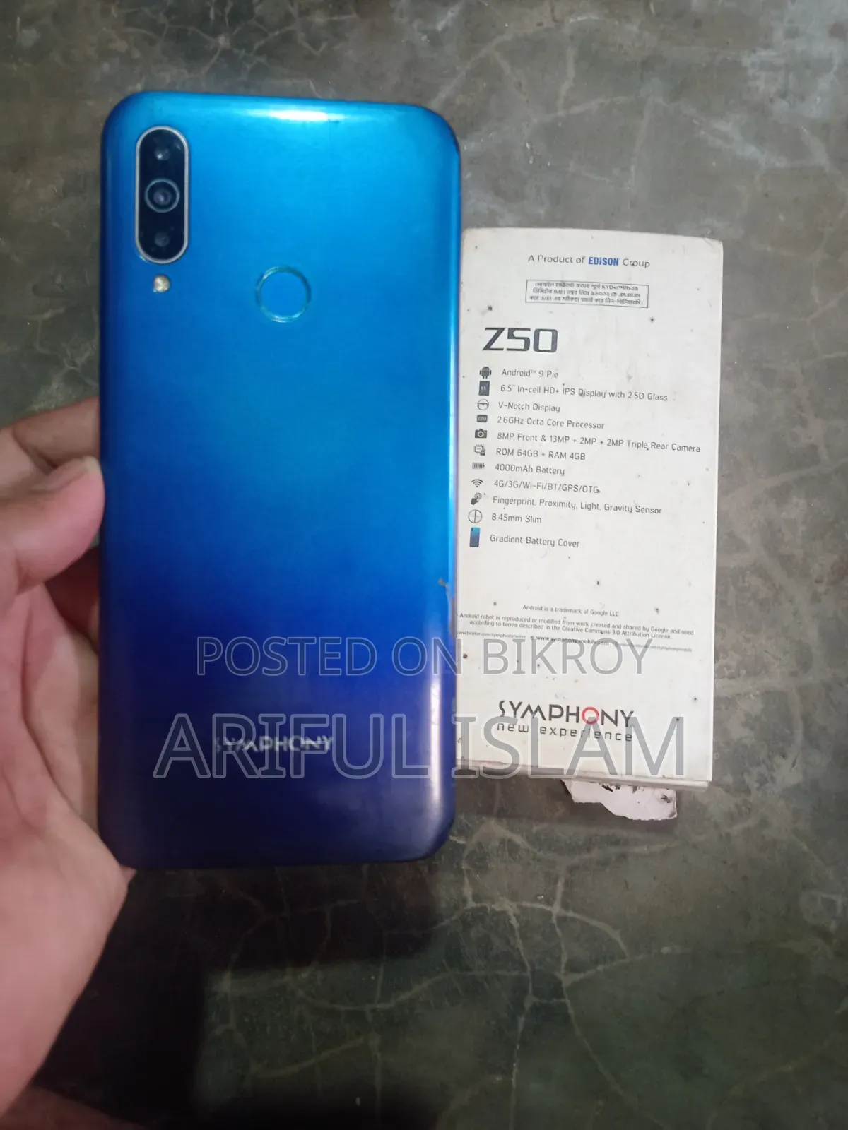 Symphony Z50 64 GB Blue