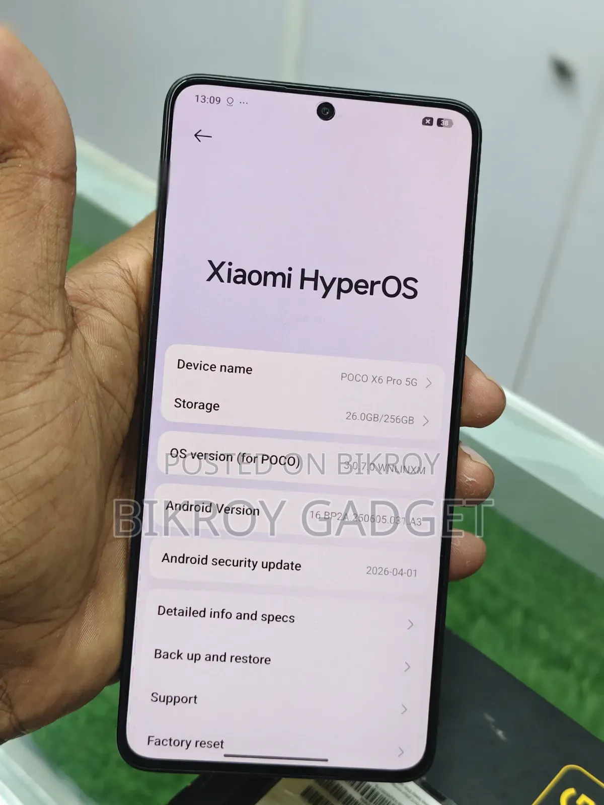 Xiaomi Poco X6 Pro 256 GB Yellow