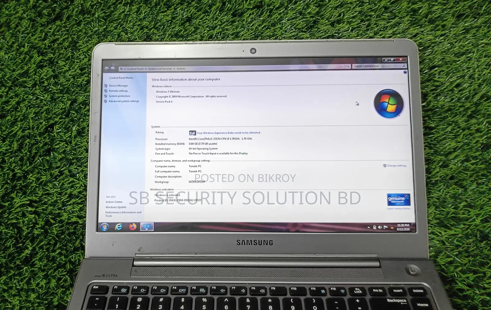 Laptop Samsung NP530U4C 8GB Intel Core i5 HDD 320GB