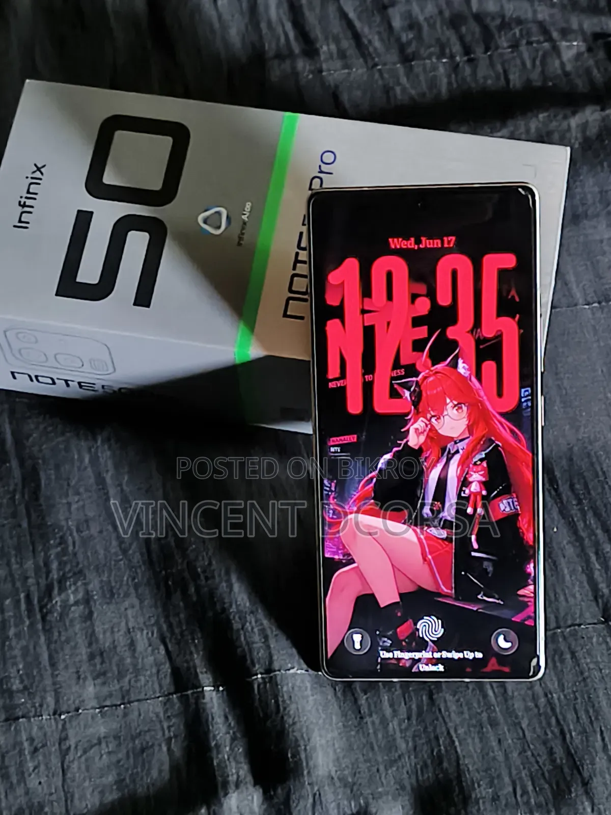 New Infinix Note 50 Pro 256 GB Gold