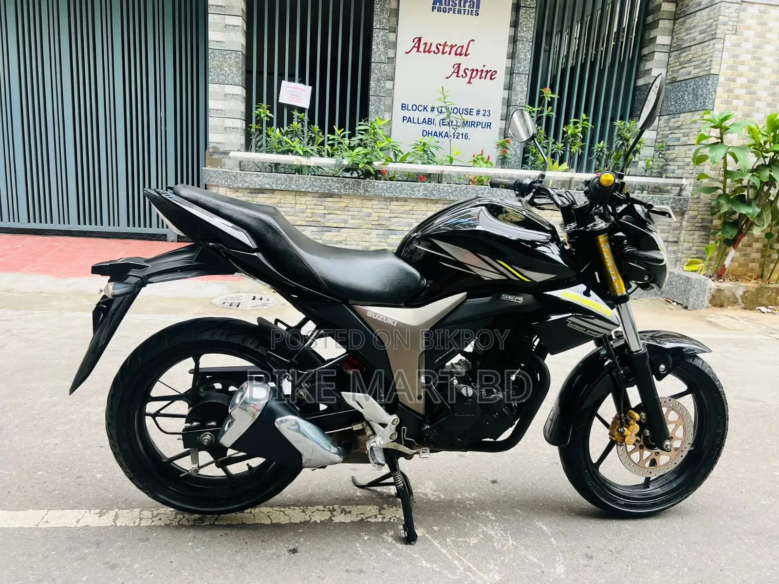 Suzuki Gixxer Monotone 2025 Black