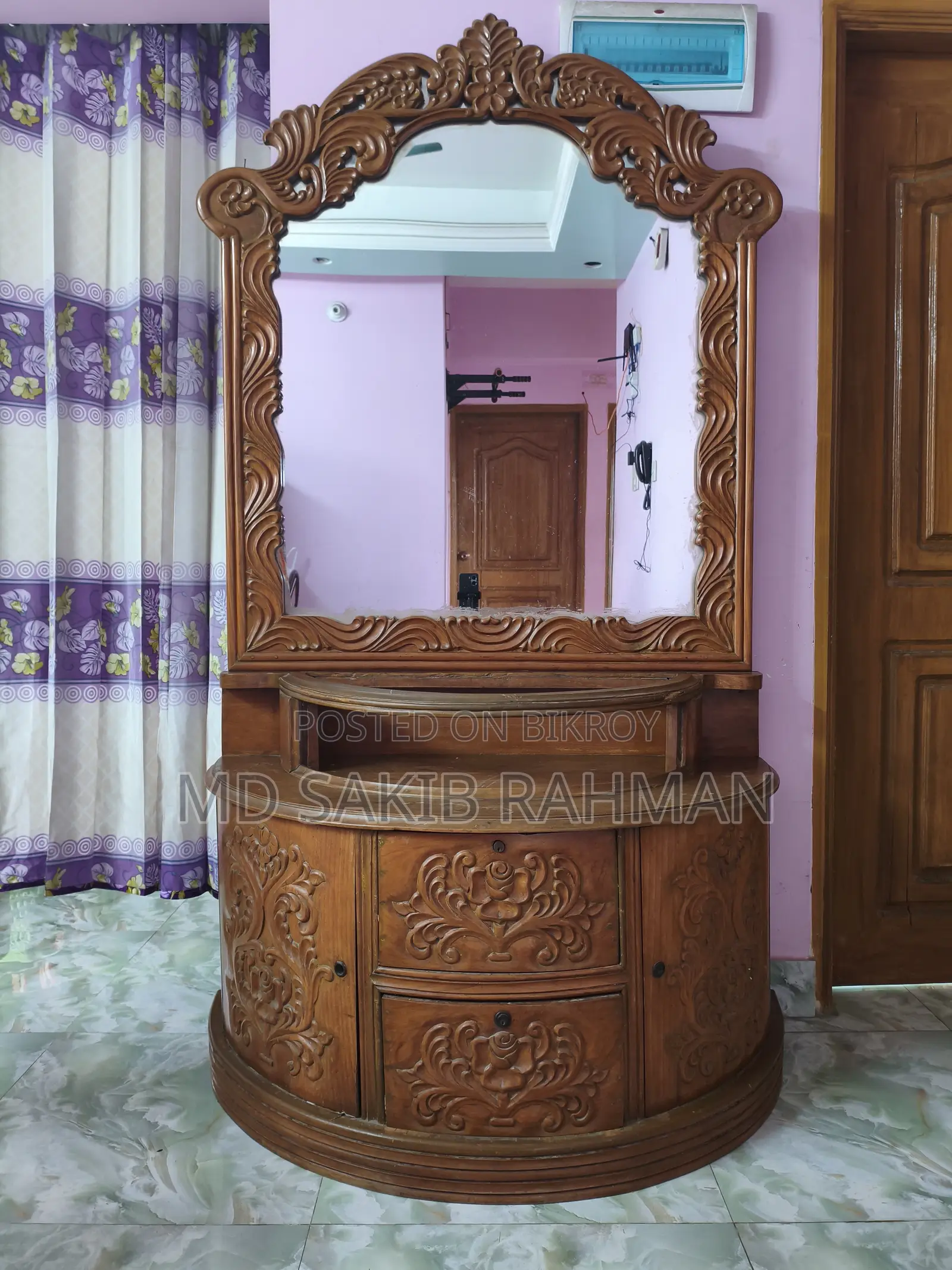 Segun Wood Dressing Table – Strong and Beautiful Craftsmanship. Dressing Table CTG