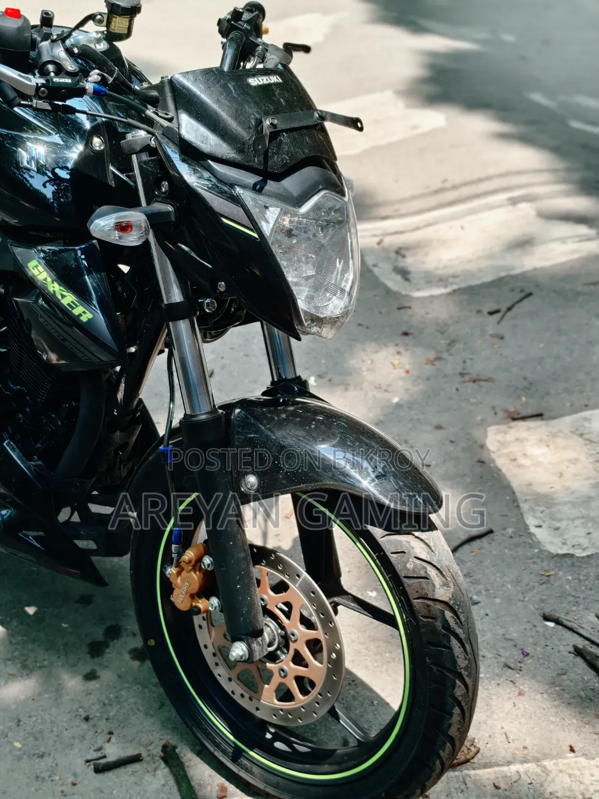 New Suzuki Gixxer Monotone 2026 Black