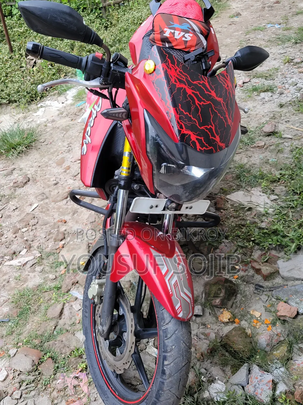 TVS Apache 180 RTR 2018 Red