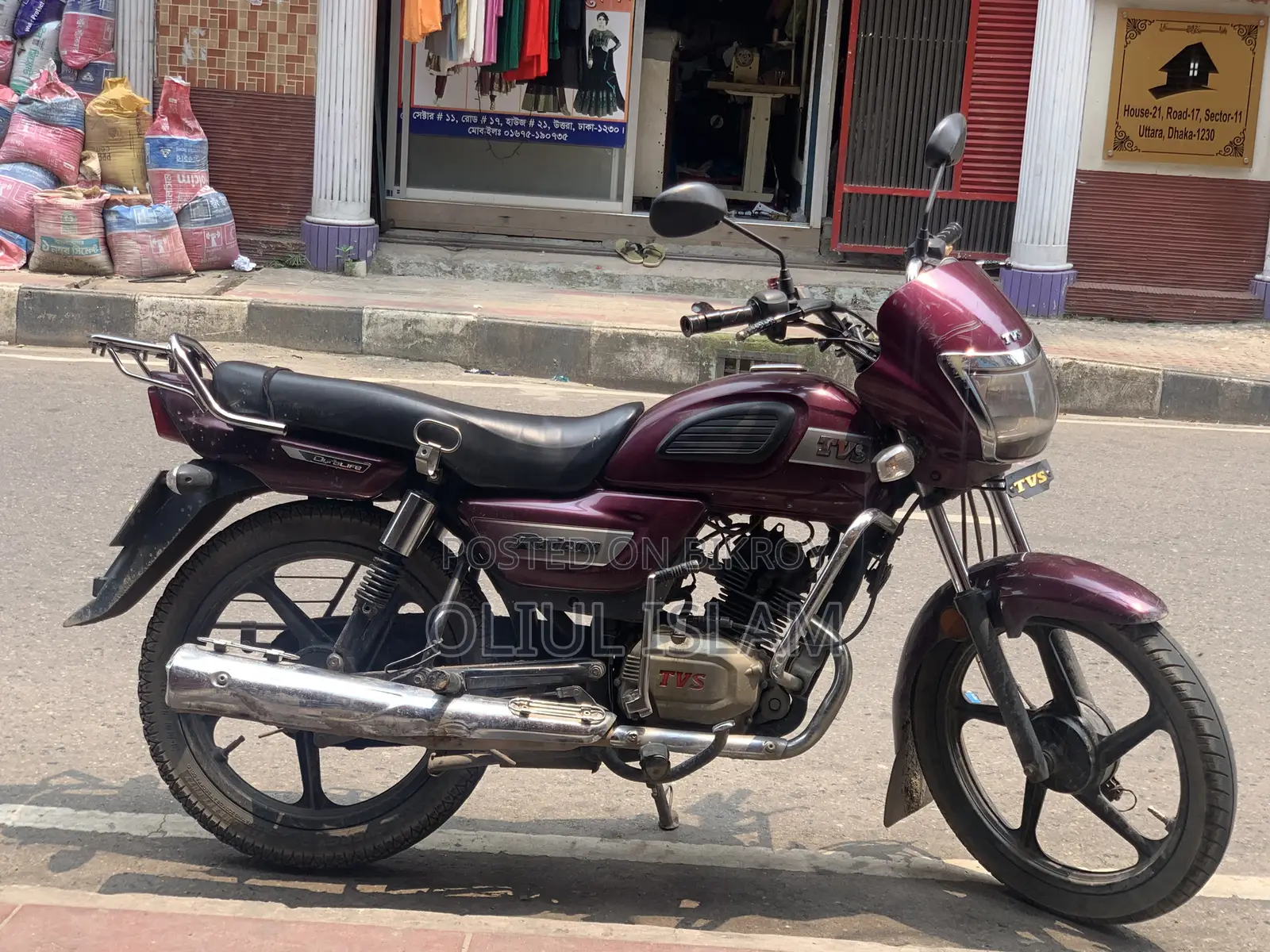 TVS Radeon 2019 Purple