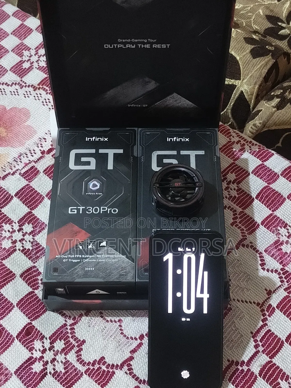 New Infinix GT 30 Pro 5G 256 GB Black