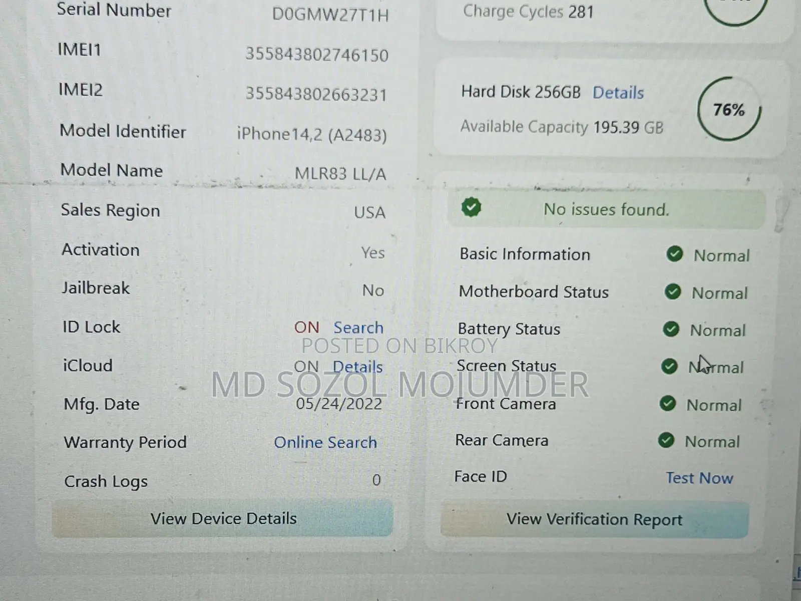 Apple iPhone 13 Pro 256 GB Gold