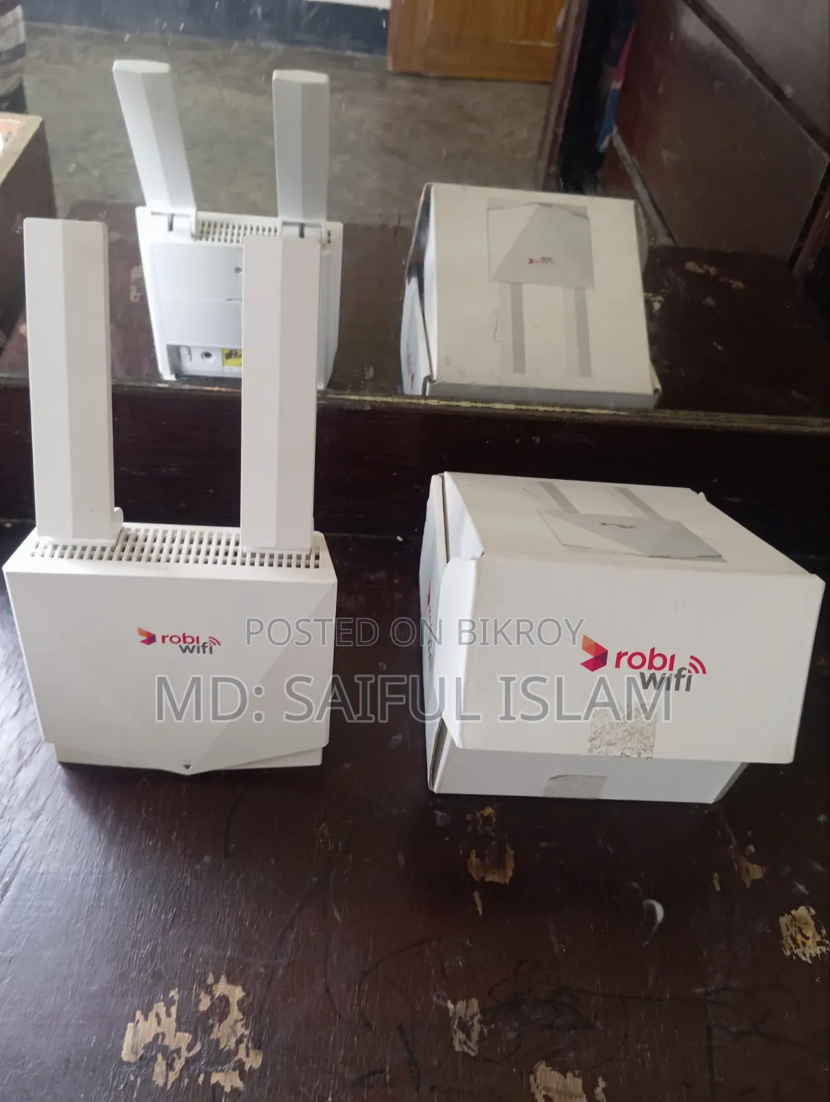 Robiwifi - Modem + Wireless + Broadband Wifi + Hotspot + UPS + All in One