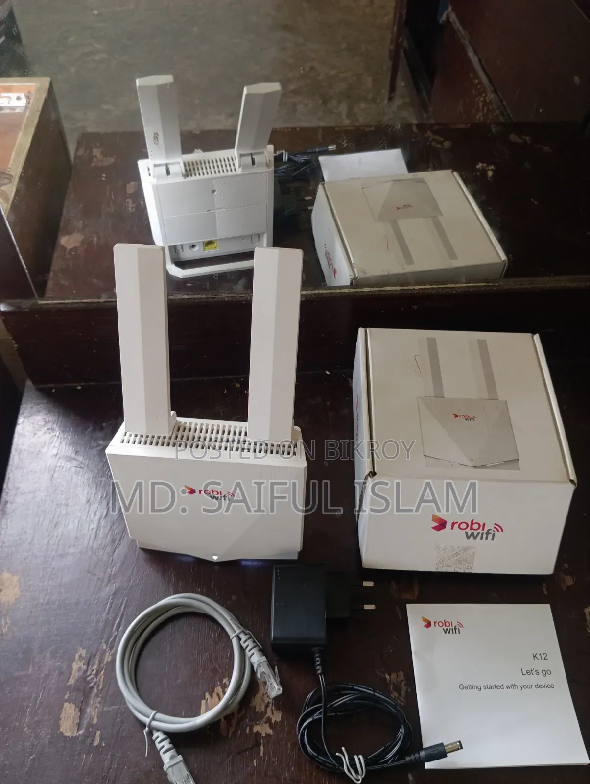 Robiwifi - Modem + Wireless + Broadband Wifi + Hotspot + UPS + All in One