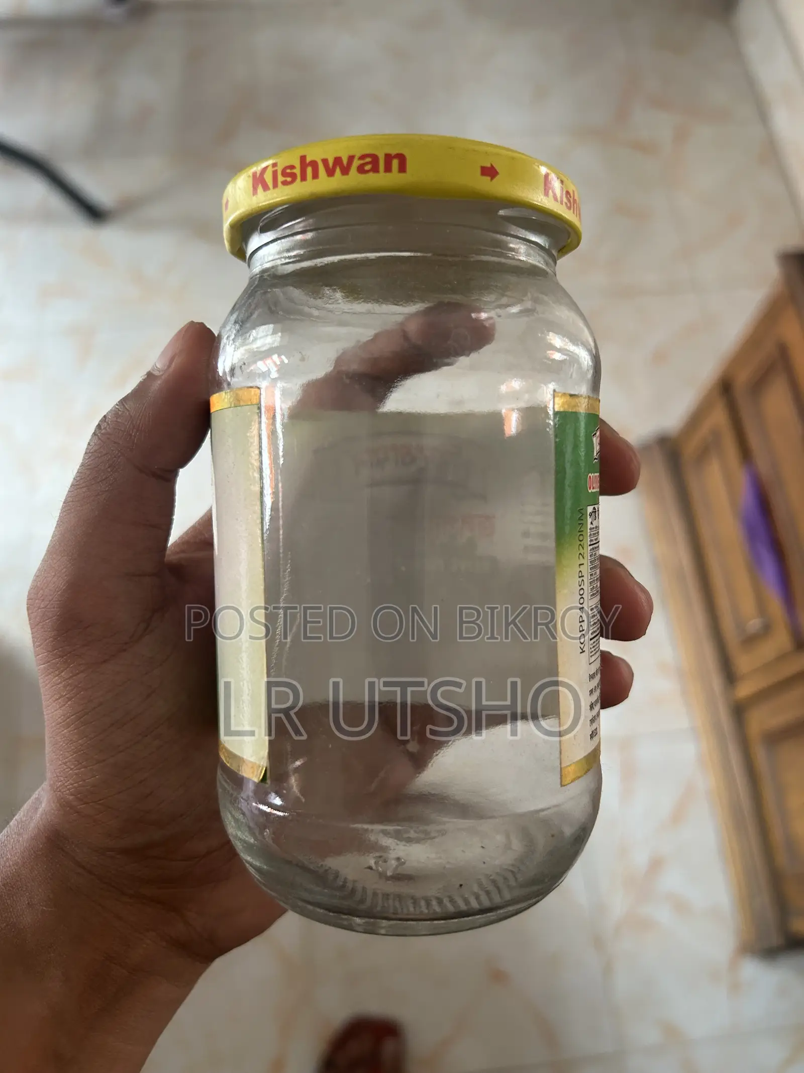Empty Glass Jar