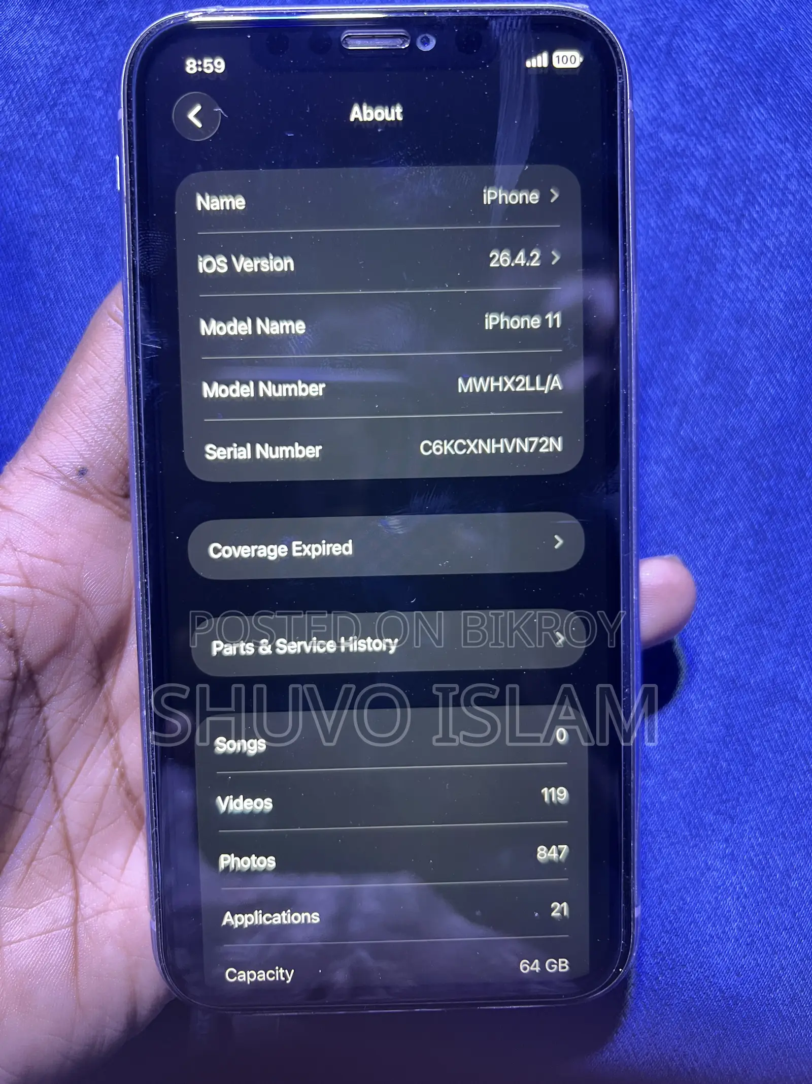 Apple iPhone 11 64 GB Purple