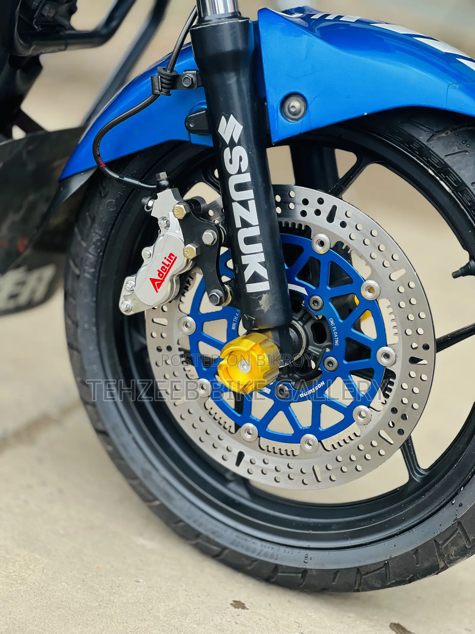 Suzuki Gixxer Monotone 2016 Blue
