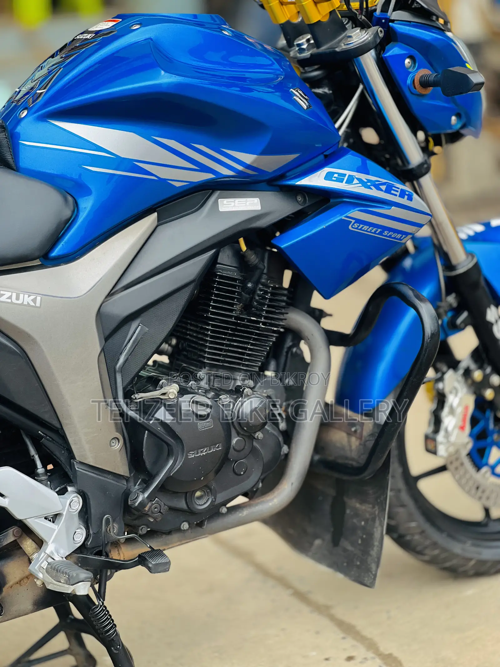 Suzuki Gixxer Monotone 2016 Blue