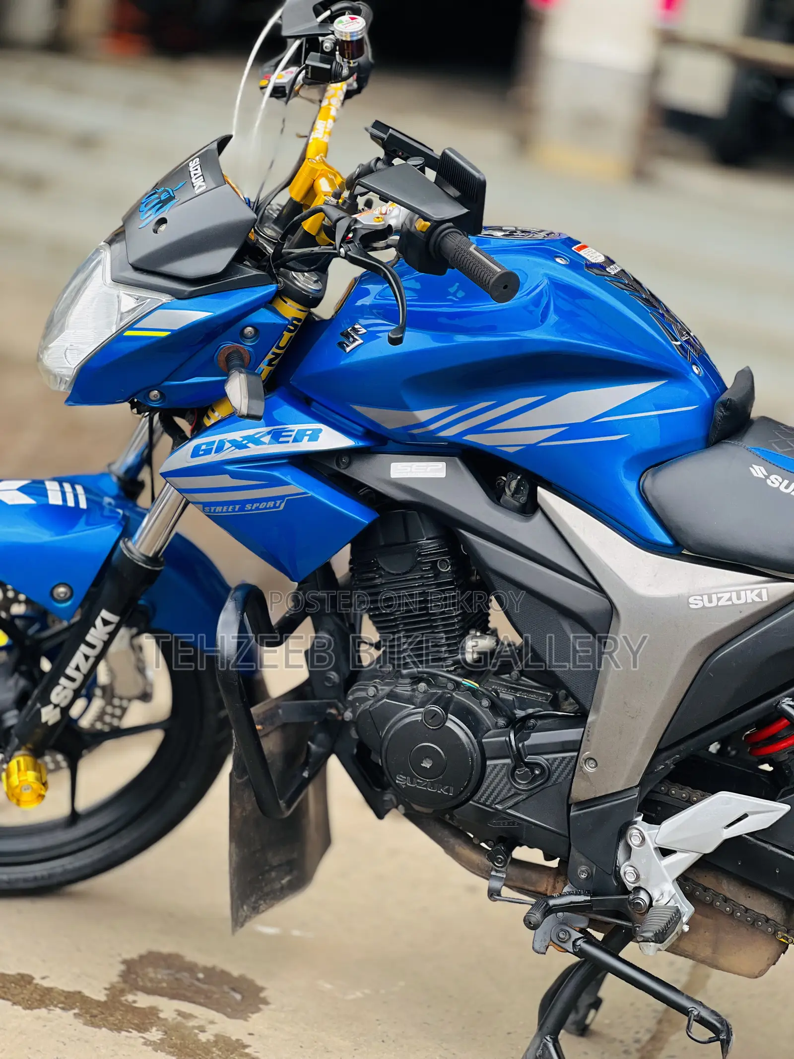Suzuki Gixxer Monotone 2016 Blue