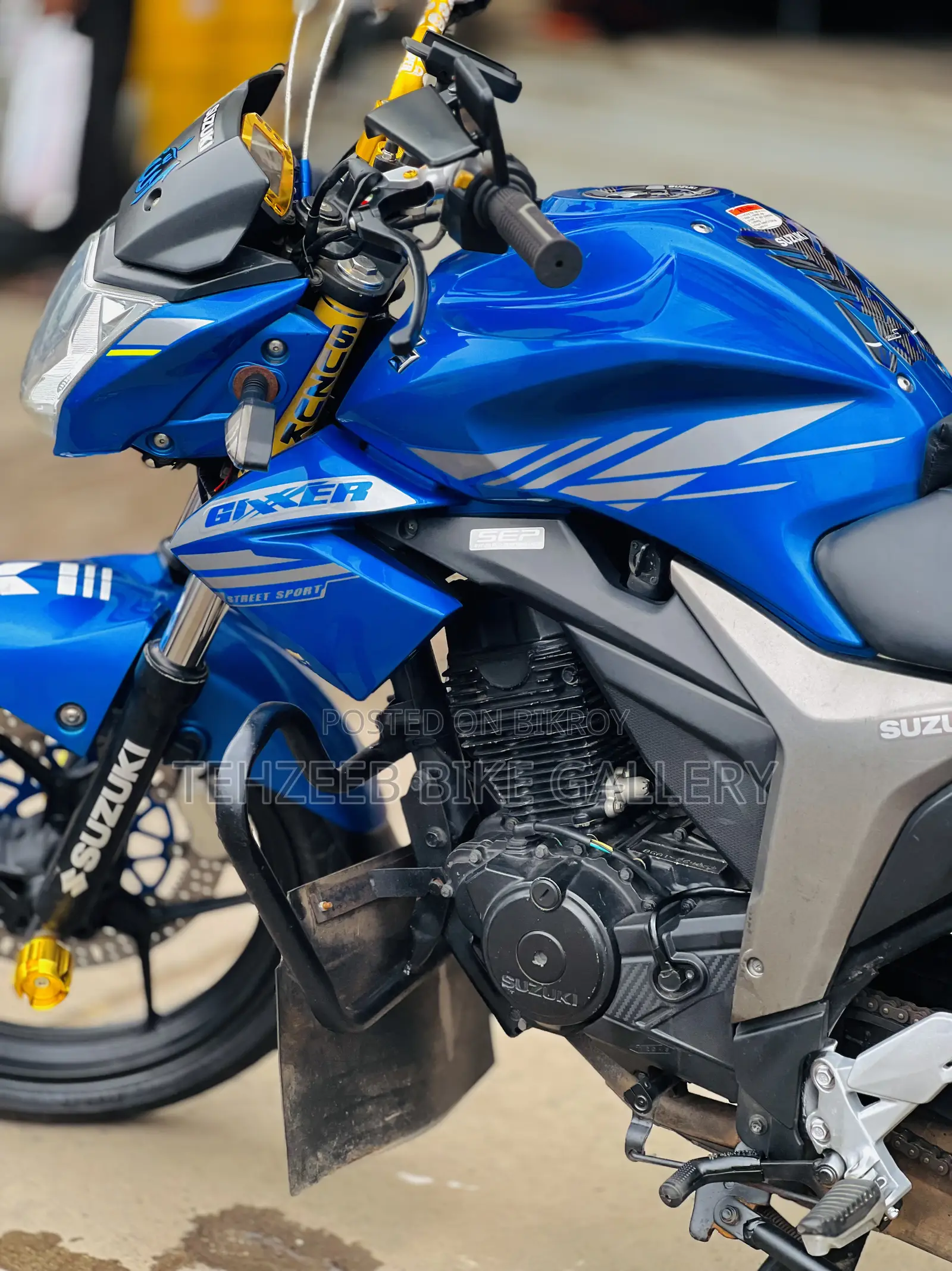 Suzuki Gixxer Monotone 2016 Blue