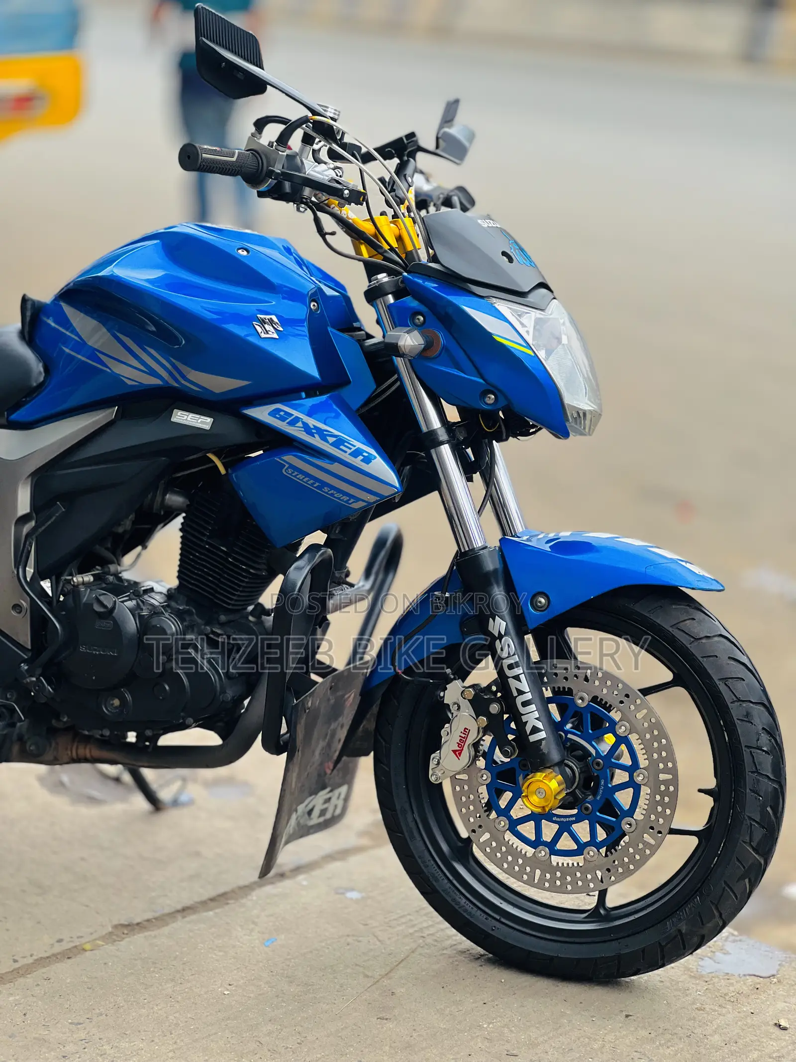 Suzuki Gixxer Monotone 2016 Blue