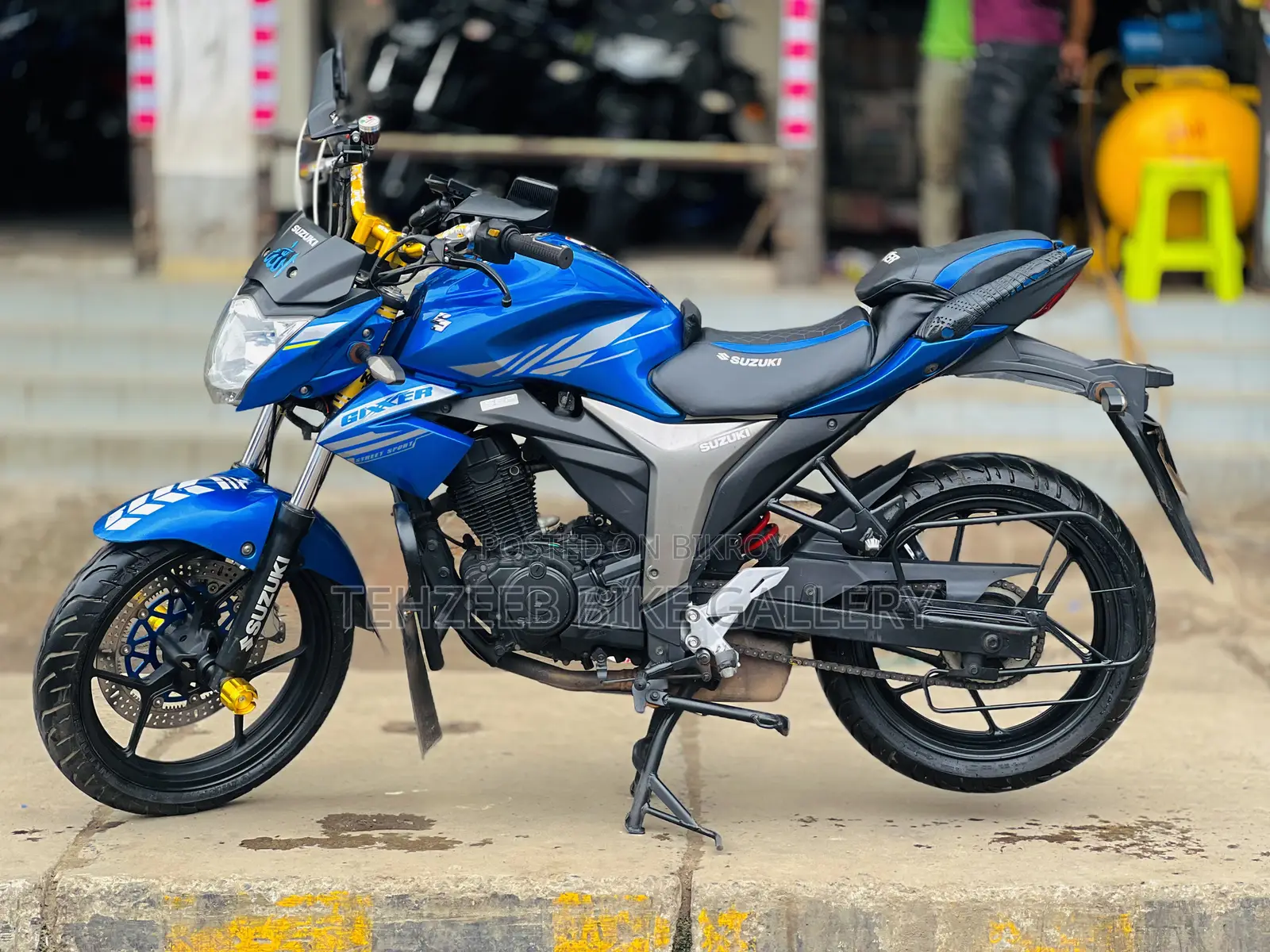 Suzuki Gixxer Monotone 2016 Blue