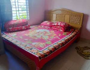 সেগুন কাঠের খাট ৬/৭ ফিট