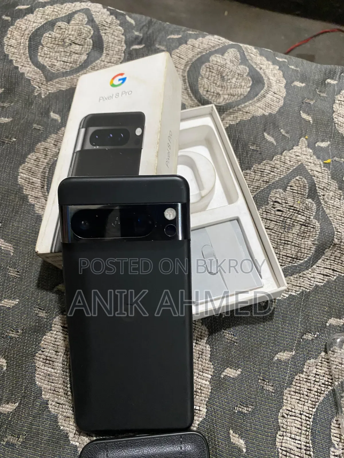 নতুন গুগল পিক্সেল ৮ প্রো ১২৮ জিবি ব্ল্যাক