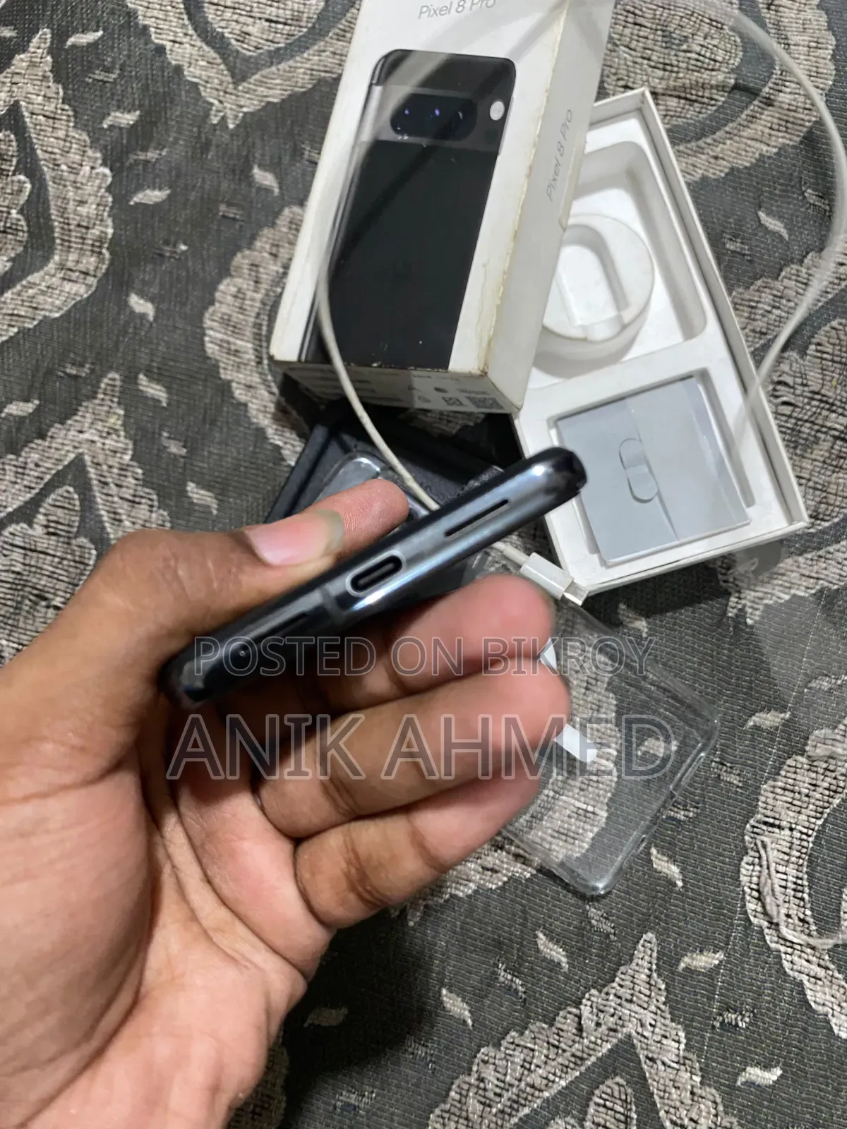 নতুন গুগল পিক্সেল ৮ প্রো ১২৮ জিবি ব্ল্যাক
