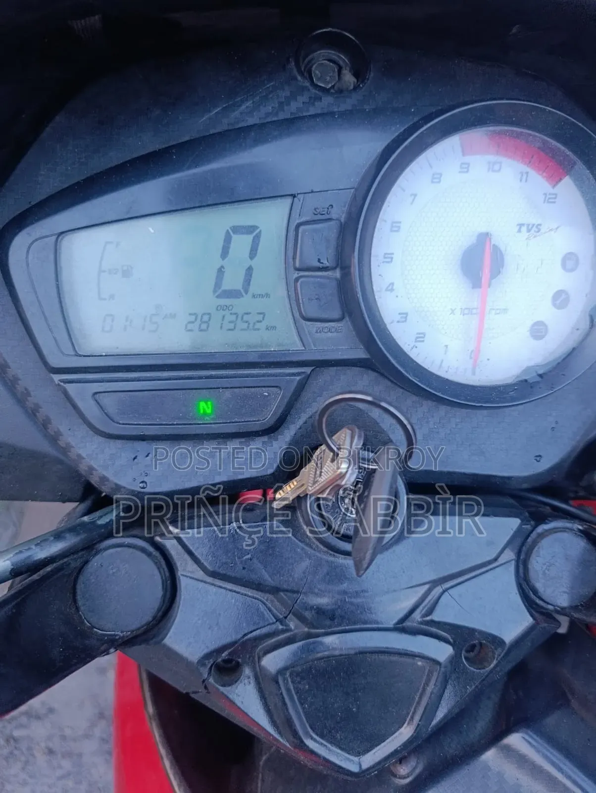 TVS Apache RTR 160 2V 2020 Red