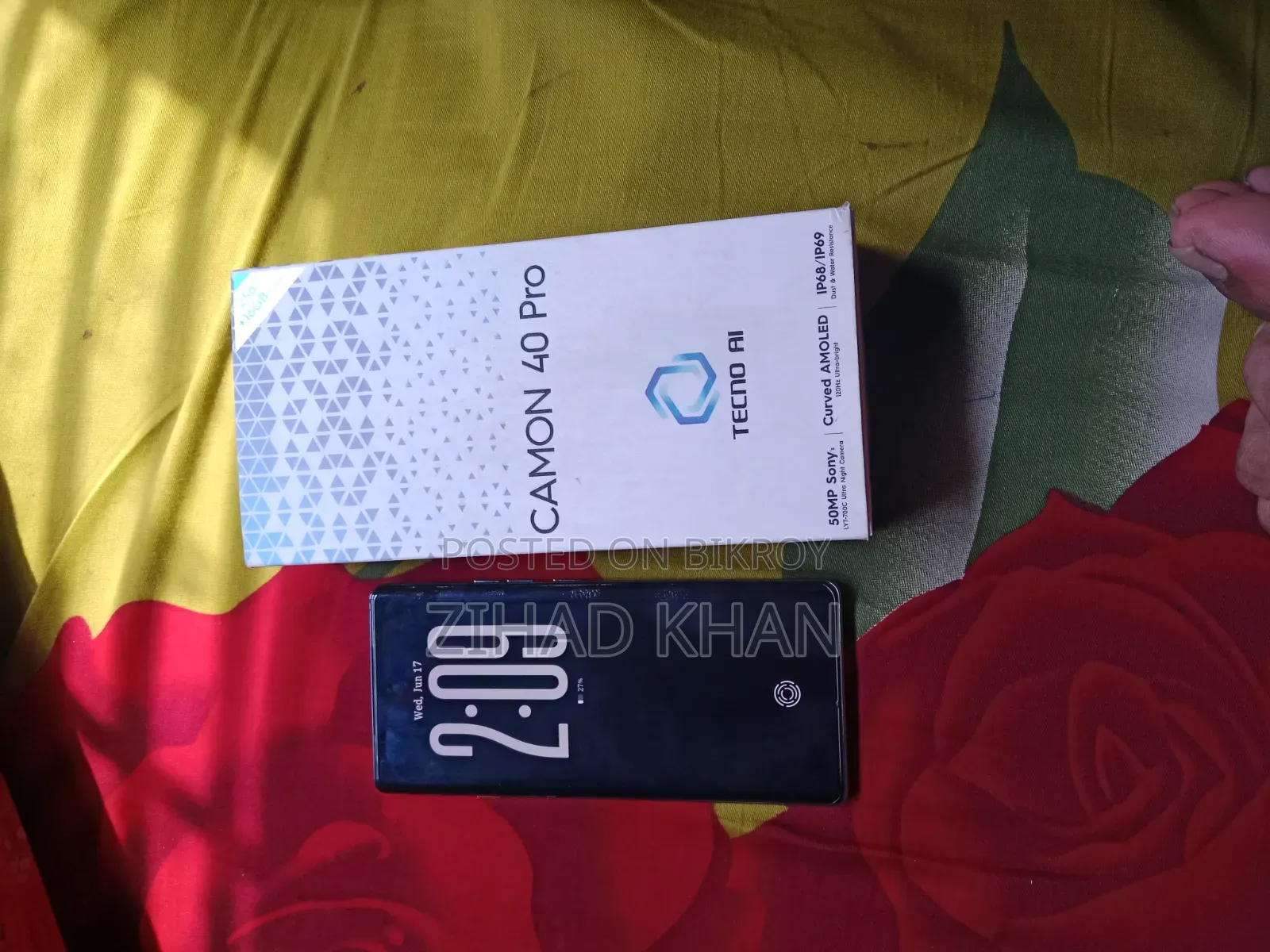 Tecno Camon 40 256 GB Black