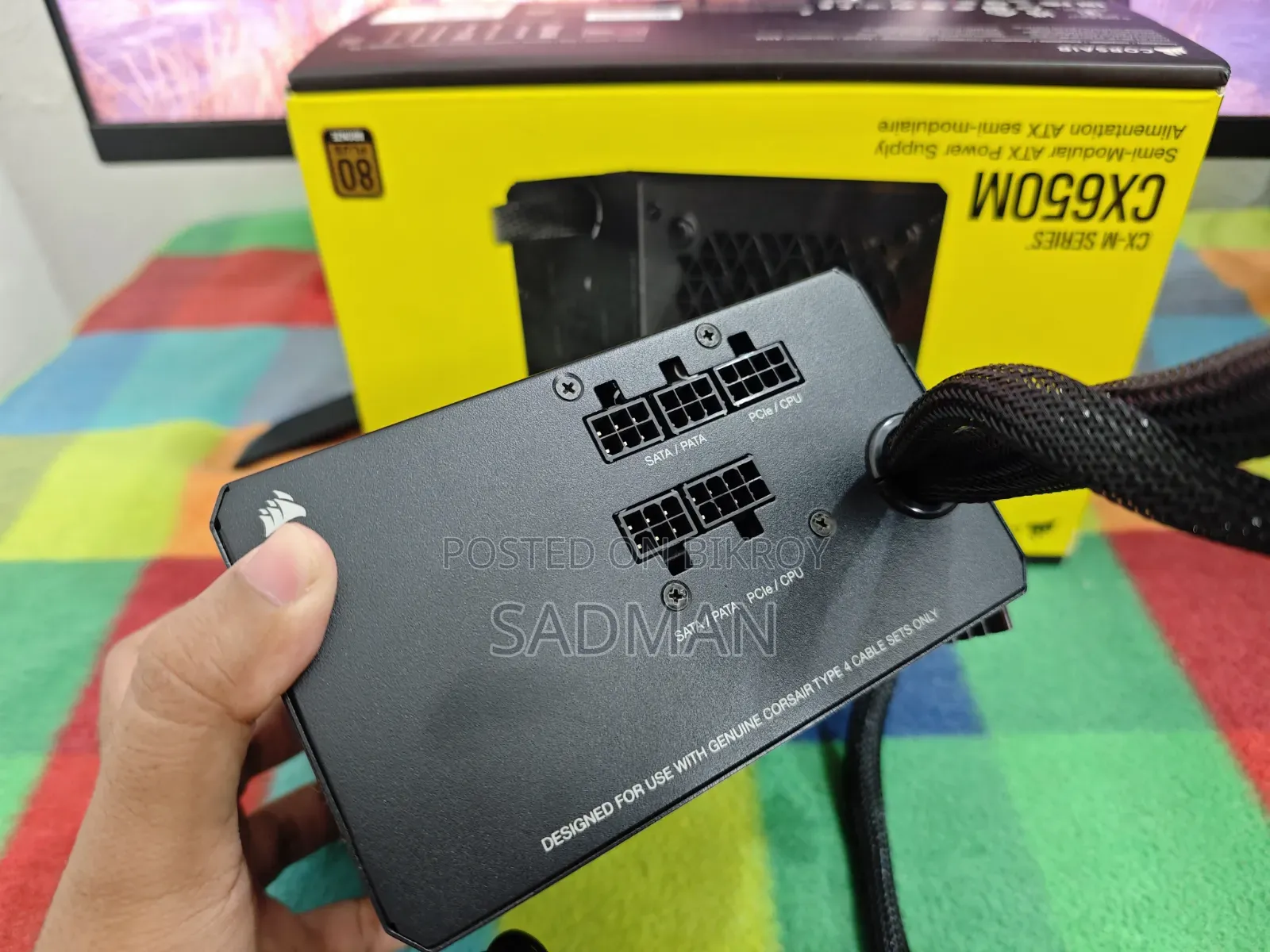 Corsair Cx650m 650w Semi Moduler Power Supply