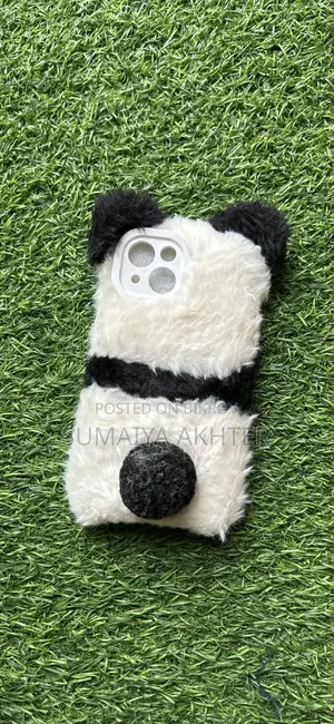 iPhone 14 কেস || ফ্লফি পান্ডা ফোন কেস
