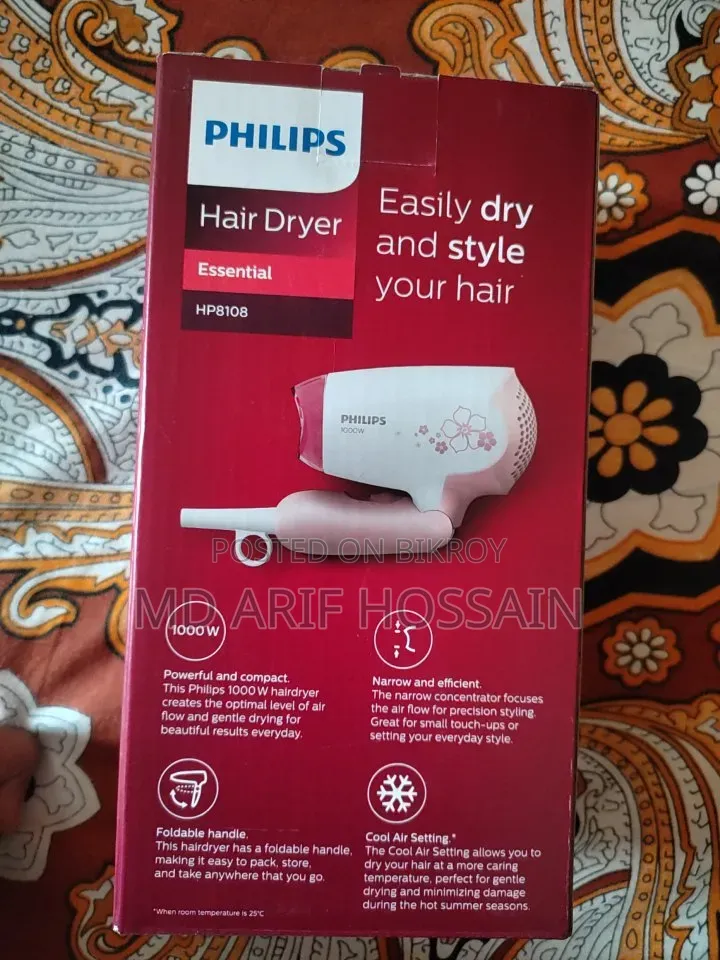Philips Hair Dryer Hp8108