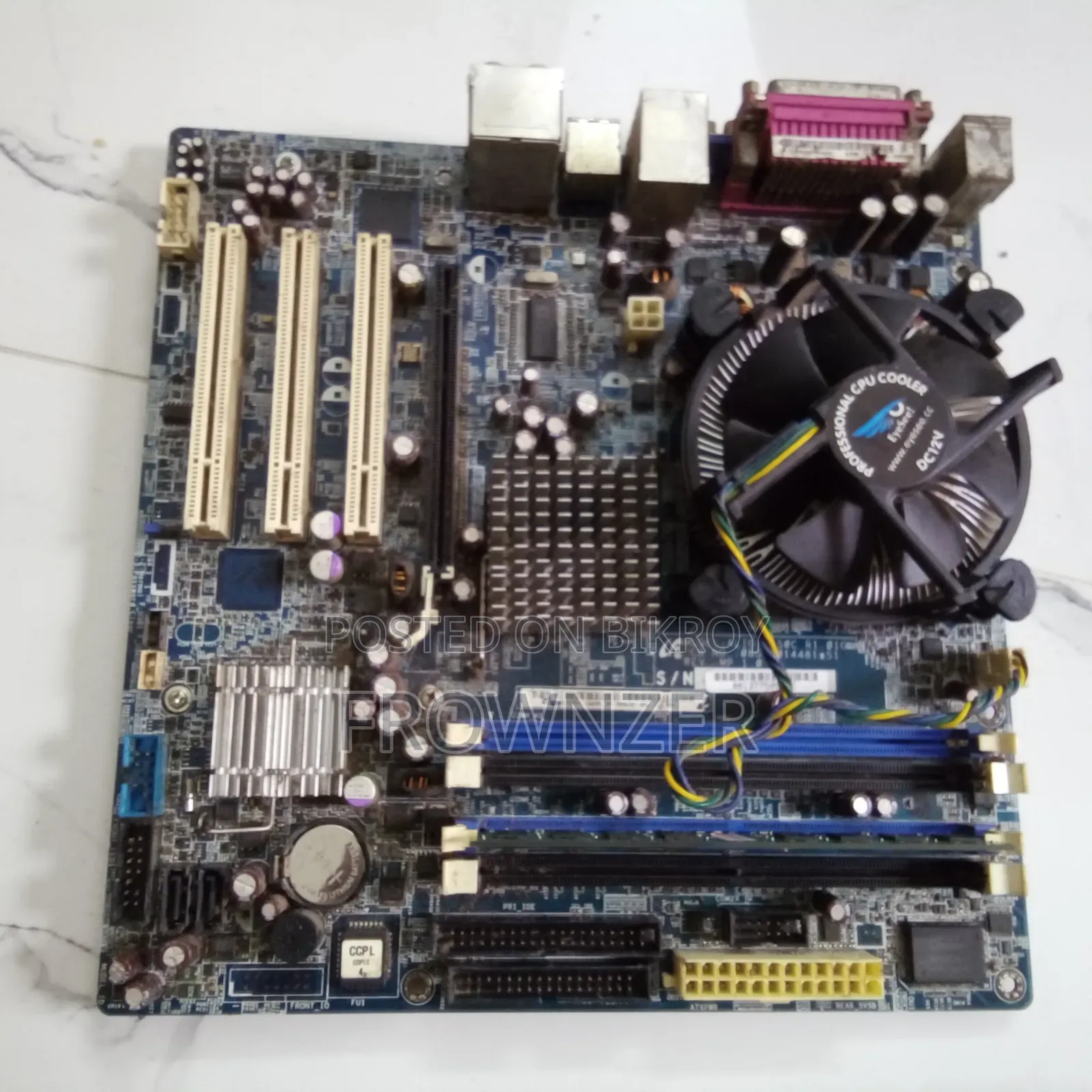 Pentium Dual Core + CPU Cooler + G31 Motherboard + 2GB DDR3 RAM Stick