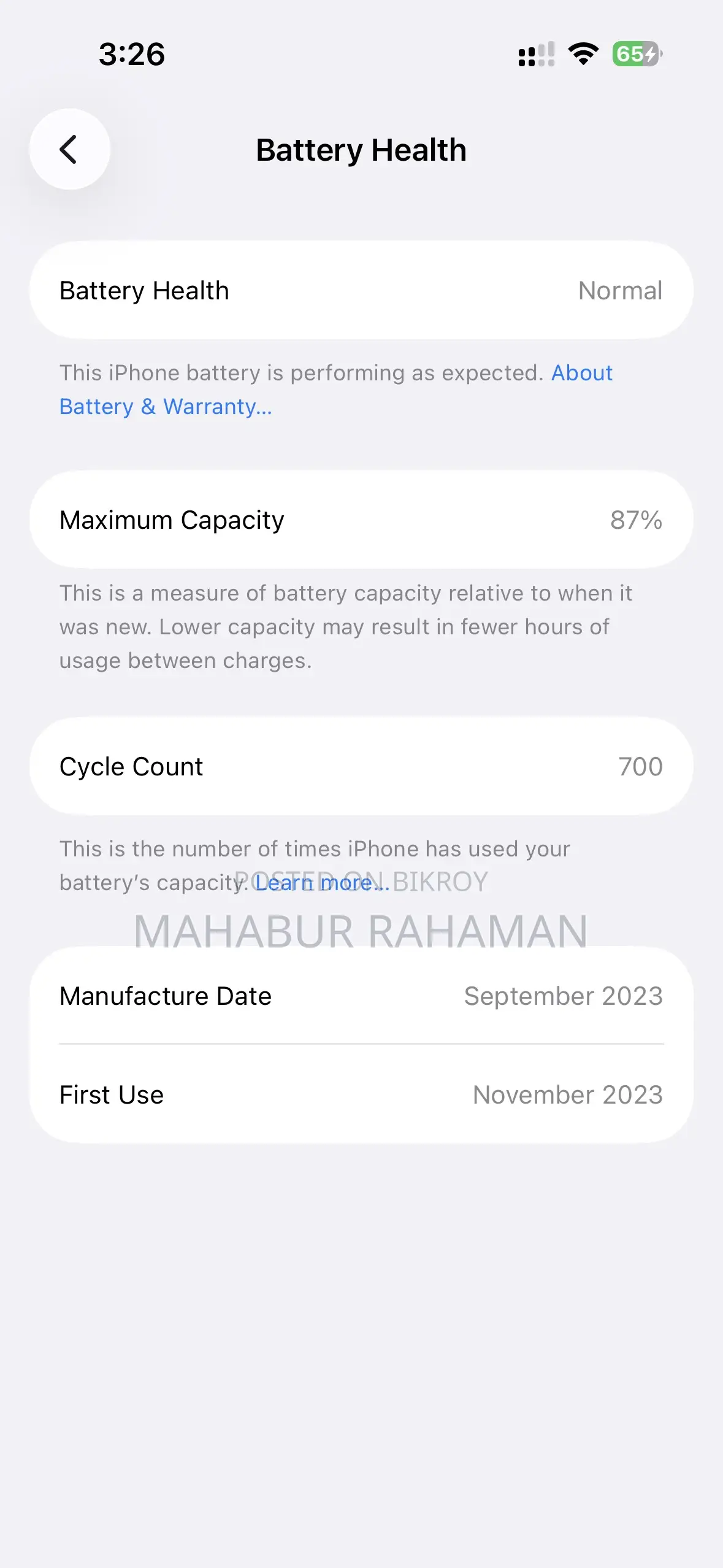 Apple iPhone 15 Pro 128 GB Blue