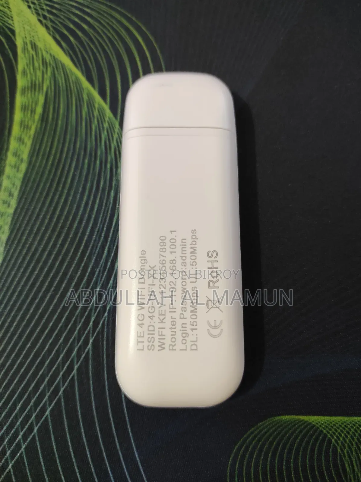 Portable LTE 4G High Speed 150Mbps Wi-Fi Dongle