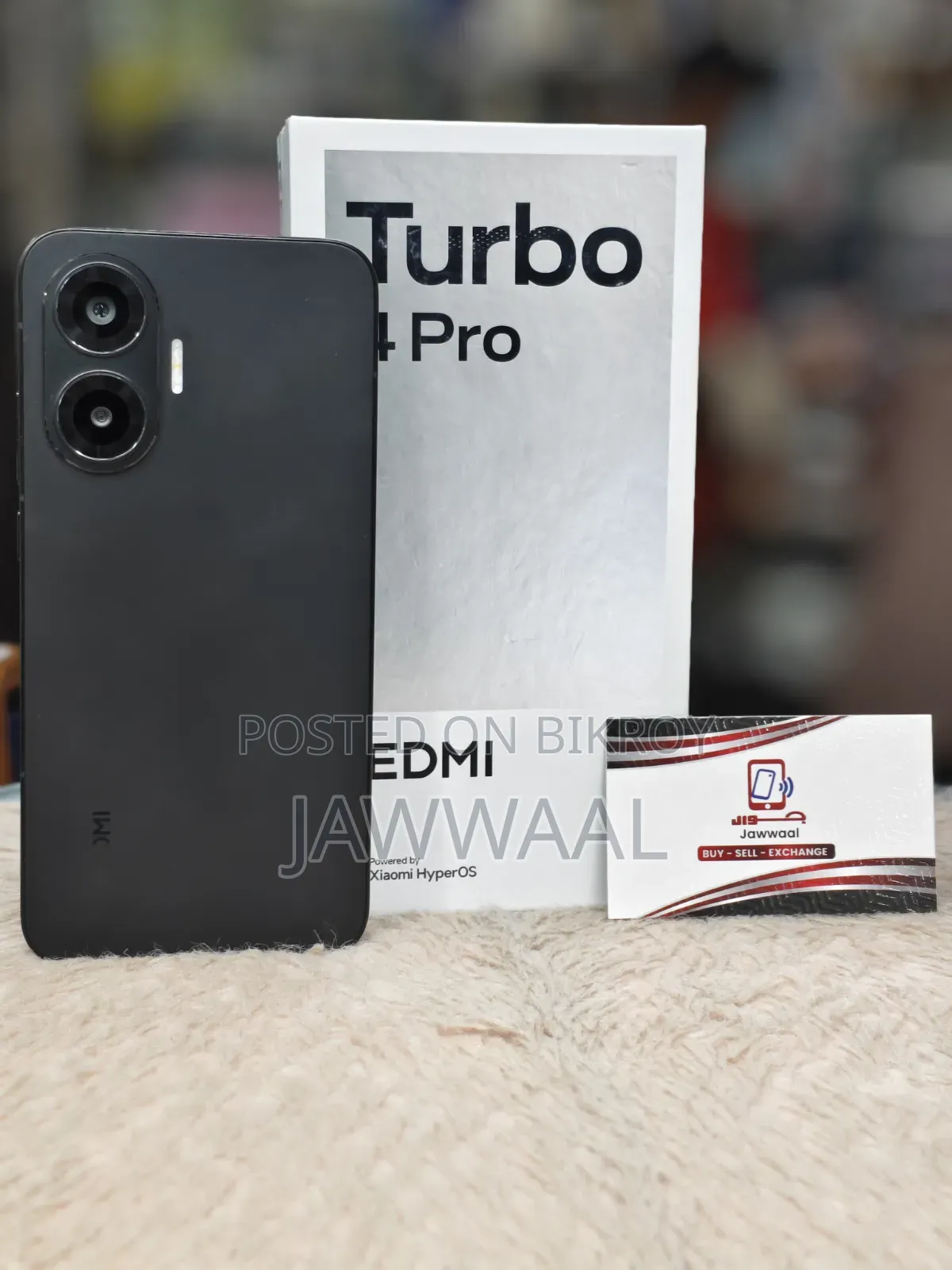 Xiaomi Redmi Turbo 4 Pro ২৫৬ জিবি কালো