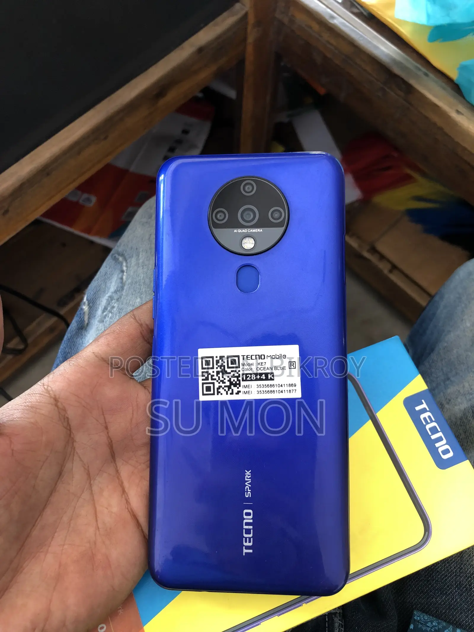 Tecno 128 GB Blue