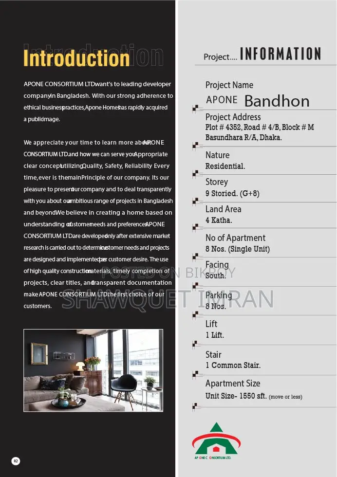 3-Bedroom Apartment At Basundhara For Sale