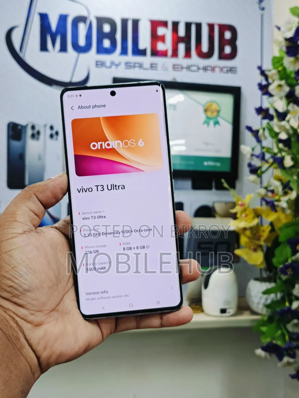 Vivo T3 Ultra 256 GB Green