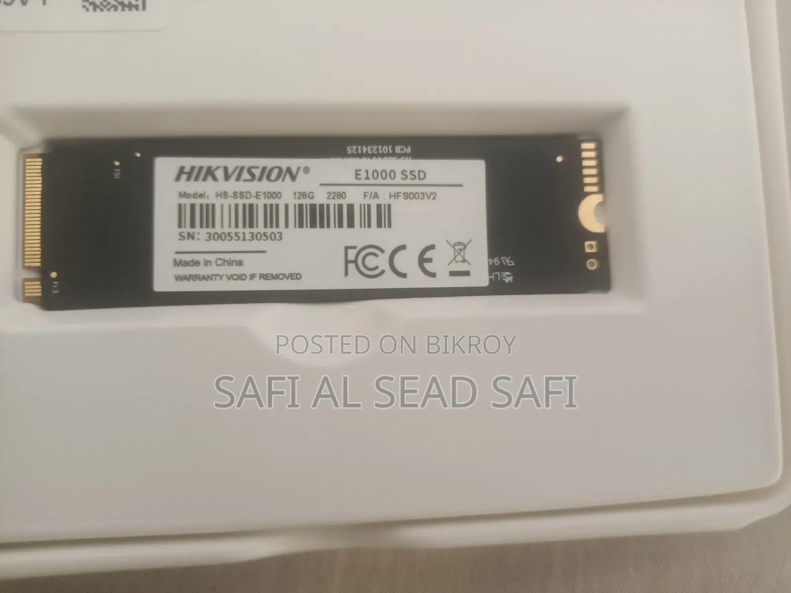 Hikvision Hs-ssd-e1000 128g 2280