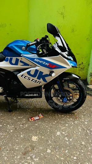 New Suzuki Gixxer Fi ABS 2024 Blue
